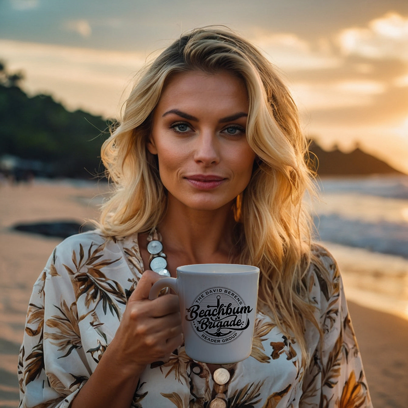 The Beach Bum Brigade Mug - White Background (11oz\15oz\20oz)