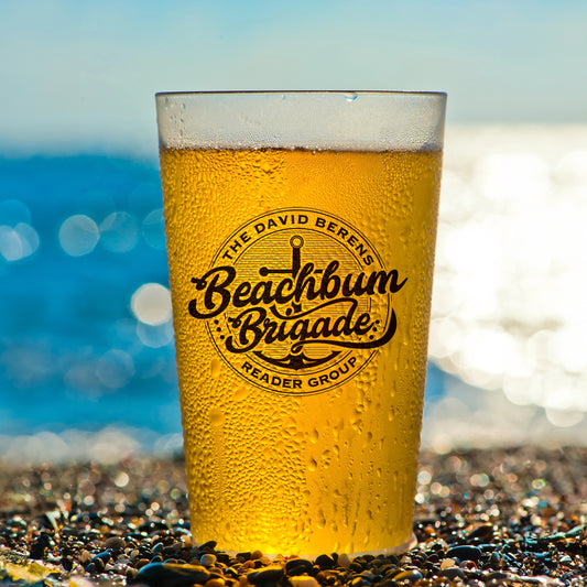 Beach Bum Brigade Pint Glass, 16oz