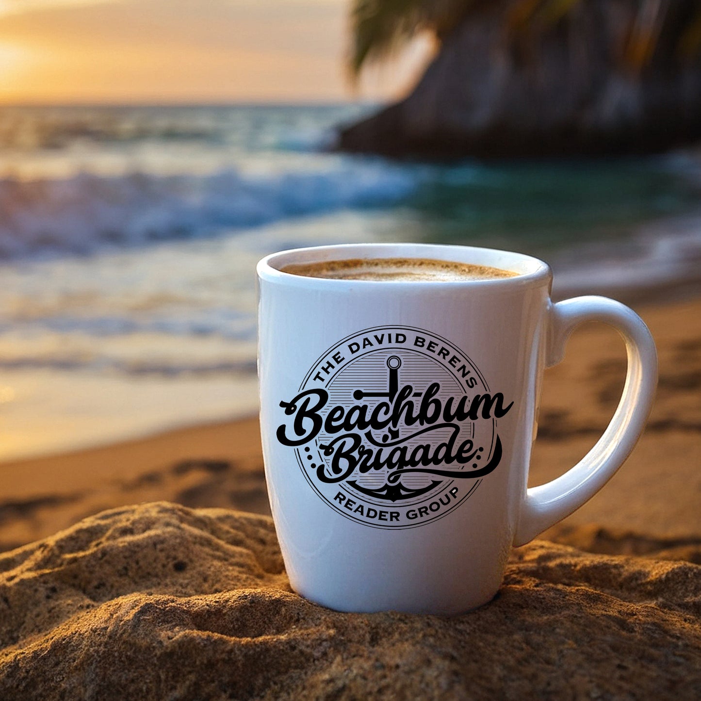 The Beach Bum Brigade Mug - White Background (11oz\15oz\20oz)