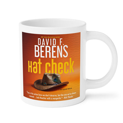 The Berens Books/Hat Check Mug - White Background (11oz\15oz\20oz)