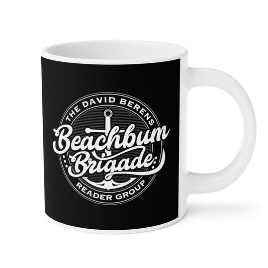The Beach Bum Brigade Mug - Black Background (11oz\15oz\20oz)
